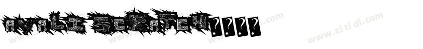 avali scratch字体转换